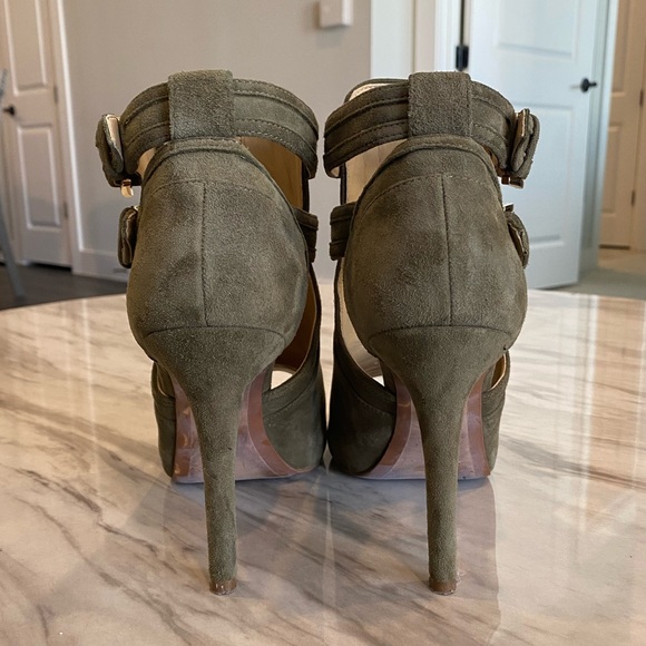 Michael Kors Blaze Suede Open-Toe Bootie - Picture 6 of 6